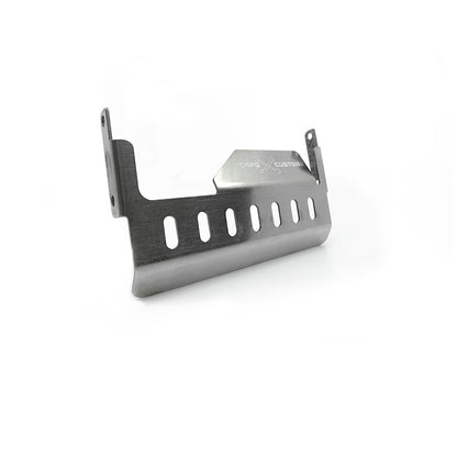Metall Silber Ice CNC Felge Radnabe Vorderachse Schutzplatte 2,8 Zoll M/T Hochleistungsreifen für RC 1/6 SIXER1 Crawler Car