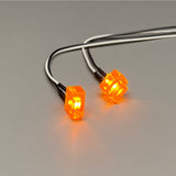 Foot Pedal Light Plastic 3V LED Turn Lamp for DIY TAMIYA 1:14 Remote Control Tractor Truck R620 R470 Model Car Accessorie Upgrade