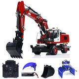 MTM 946-3 Metal 1/14 RC Hydraulic Excavator Remote Control Digger 8-ways Reserving Valves for Model Enthusiasts