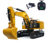 Metal Assembled Painted Hydraulic 1/8 390F RC Excavator Heavy Duty Construction Vehicles Hobby Models Light Sound System