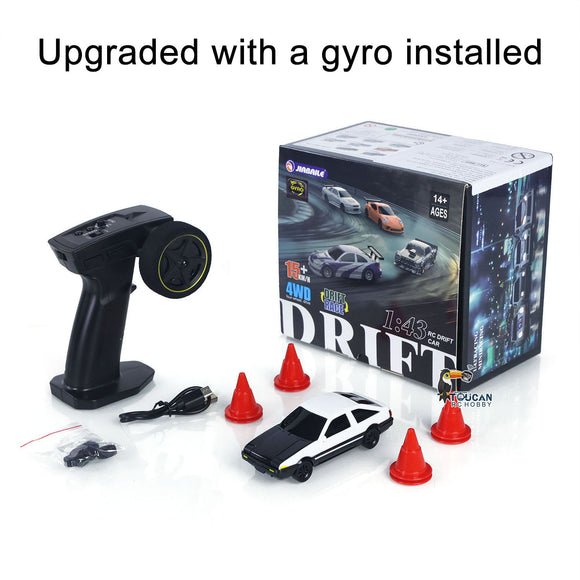 Free Fast Shipping 1/43 High Speed 2.4G Radio Controlled Racing Car AE8 6Gyroscope RC Drift Vehicle 4WD RTR Mini Car Toy Radio Battery