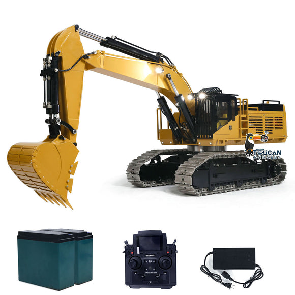 1/8 385CF Metal Hydraulic RC Heavy Duty Giant Excavator Remote Controlled Diggers Upgraded Ready to Run RTR Ver Hobby Model