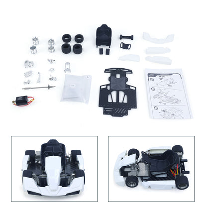 KIT JDM 298A 1/10 4x2 RC Go-Kart Unlimited DIY Model Vehicle Remote Control Electric Racing Car Motor No Battery for Adult
