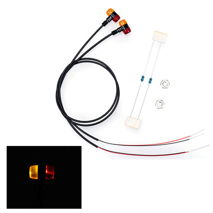 1/14 Plastic Warning Light Clearance Lamp for DIY Remote Control Tractor Truck VO FH16 SC R620 RC Lorry Toys Tipper Model Kit