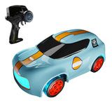 1/64 RC MINI High Speed Desktop Drift Car Q197 2.4Ghz Remote Control Four Wheel Drive Car Model RTR Battery Colorful Lights