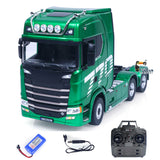 RTR HUINA 1/18 Remote Control Tractor Truck SC 770S 1501 6X4 Plastic RC Lorry Car Lights Sound System Assembled Finished Model