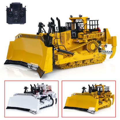 In Stock TOUCAN RC HOBBY 1:14 Hydraulic RC Bulldozer D11T Metal Remote Control Dozers Smoke Lights Sounds Multi-Function Control Assembled and Painted