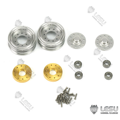 TOUCAN RC HOBBY LESU RC 1/14 Hydraulic forklift Transfer Car Truck Model ESC Motor Light Sound System Metal Front Rear Wheel Hub Toolbox