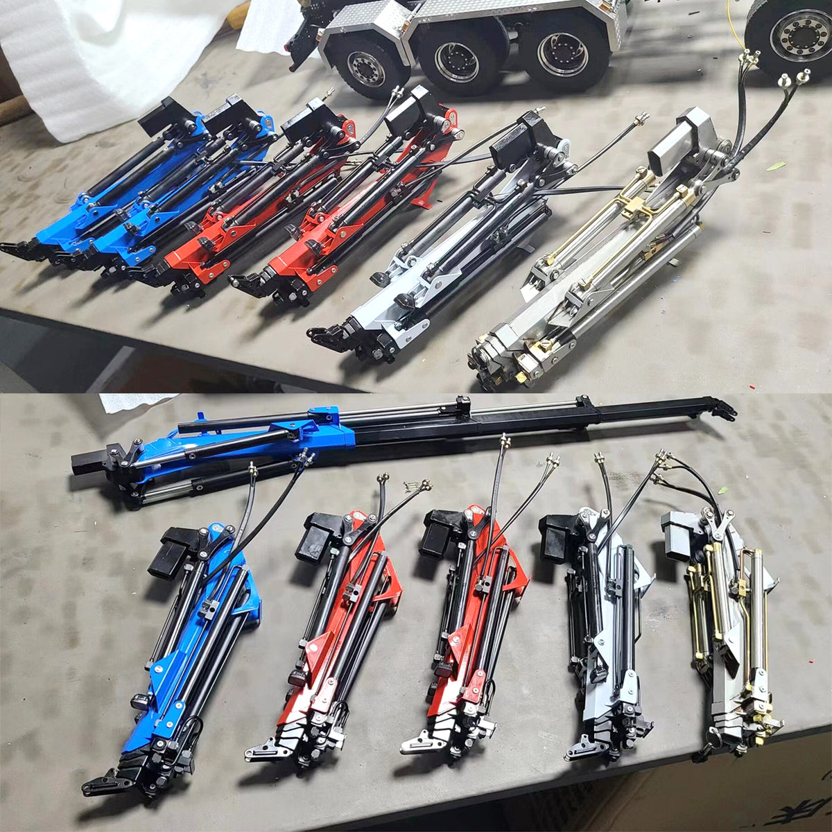 Limited In Stock New Metal Fly Jib Arm Crane for 1/14 RC Hydraulic Dum ...