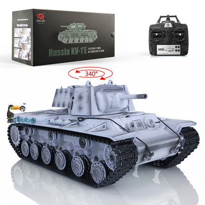 Henglong 1/16 TK7.0 Plastic Soviet KV-1 RTR RC Tank 3878 Military Vehicle Light Sound Smoke BB Unit Infrared Combat System
