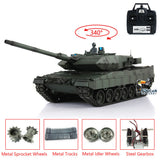Henglong 1/16 Scale TK7.0 Upgraded Metal Ver German Leopard2A6 RTR RC BB IR Tank 3889 Tracks Sprockets Idlers Road Wheels