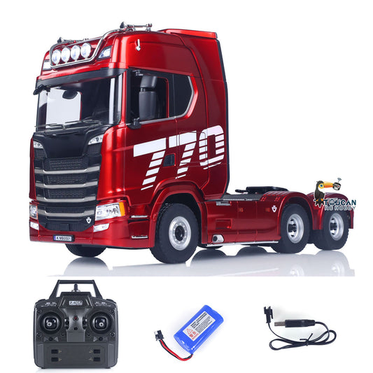 TOUCAN RC HOBBY Fast  Free Shipping 770S Plastic 1/18 RC Tractor Truck Toys Finished Model RTR 7.4V Battery Radio 19CH Remote Control Lorry Car