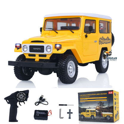 1/16 HG 4x4 RC Geländewagen FJ40 Elektrische Fernbedienung Crawler Land Cruiser Auto Lackiert Zusammengebaut Simulation Hobby 