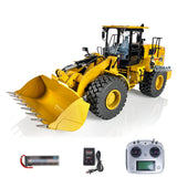 JZM DIM-C950 Metal 1/12 RC Hydraulic Loader Remote Control Construction Vehicle 3CH Valve 2-Speed Gearbox for Garden landscaping