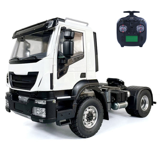 1/14 RC Tractor Truck 4x2 2-speed Radio Control Car Model Differential Lock Axle Painted Assembled PNP Version Servo ESC