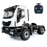 1/14 RC Tractor Truck 4x2 2-speed Radio Control Car Model Differential Lock Axle Painted Assembled PNP Version Servo ESC
