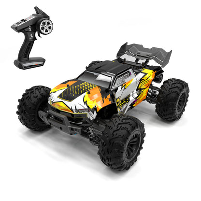 1/16 RC Pickup Truck Q117 4WD Fernbedienung Hochgeschwindigkeits-Geländewagen 70km/h RTR Batterie Bürstenloser Motor ESC Hubrad