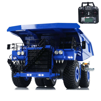 LZGH-C793D 1/20 Metal RC Hydraulic Self-Dump Mine Hauler Rock Tire w/Flysky I6X Radio Battery Excluded