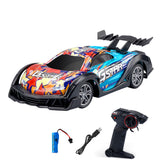 Plastic 1/18 RC Drift Car Q170 2.4GHz RWD Wireless Remote Control Electric Racing Vehicle Model Lights Battery Ready to Go
