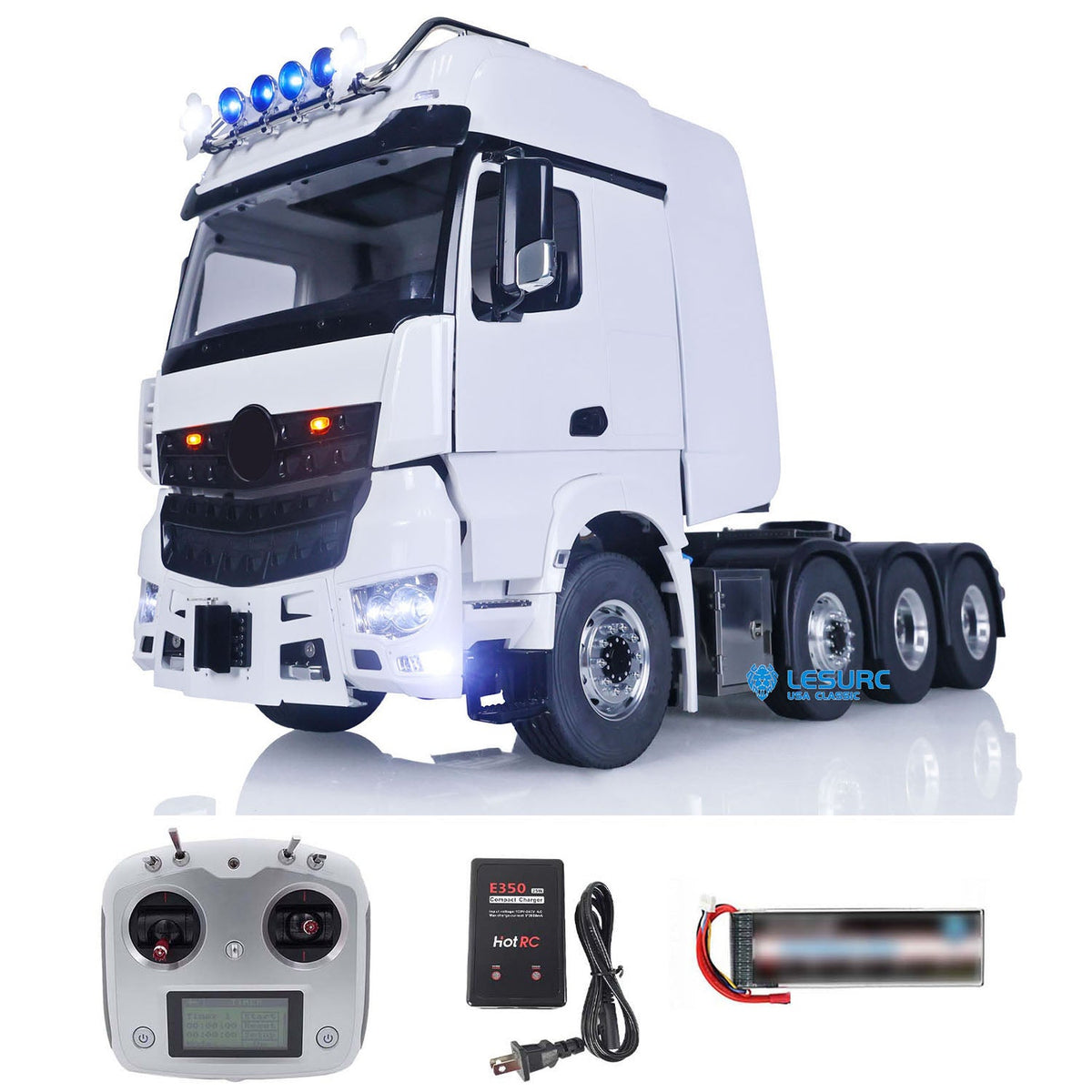 TOUCAN RC HOBBY  8X8 Remote Control Car 1/14 4 Axles 3363 RC Tractor Truck Metal Chassis