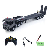 Huina 1318 1/18 RC Tractor Truck 9CH Remote Control Cars with Flatbed Trailer