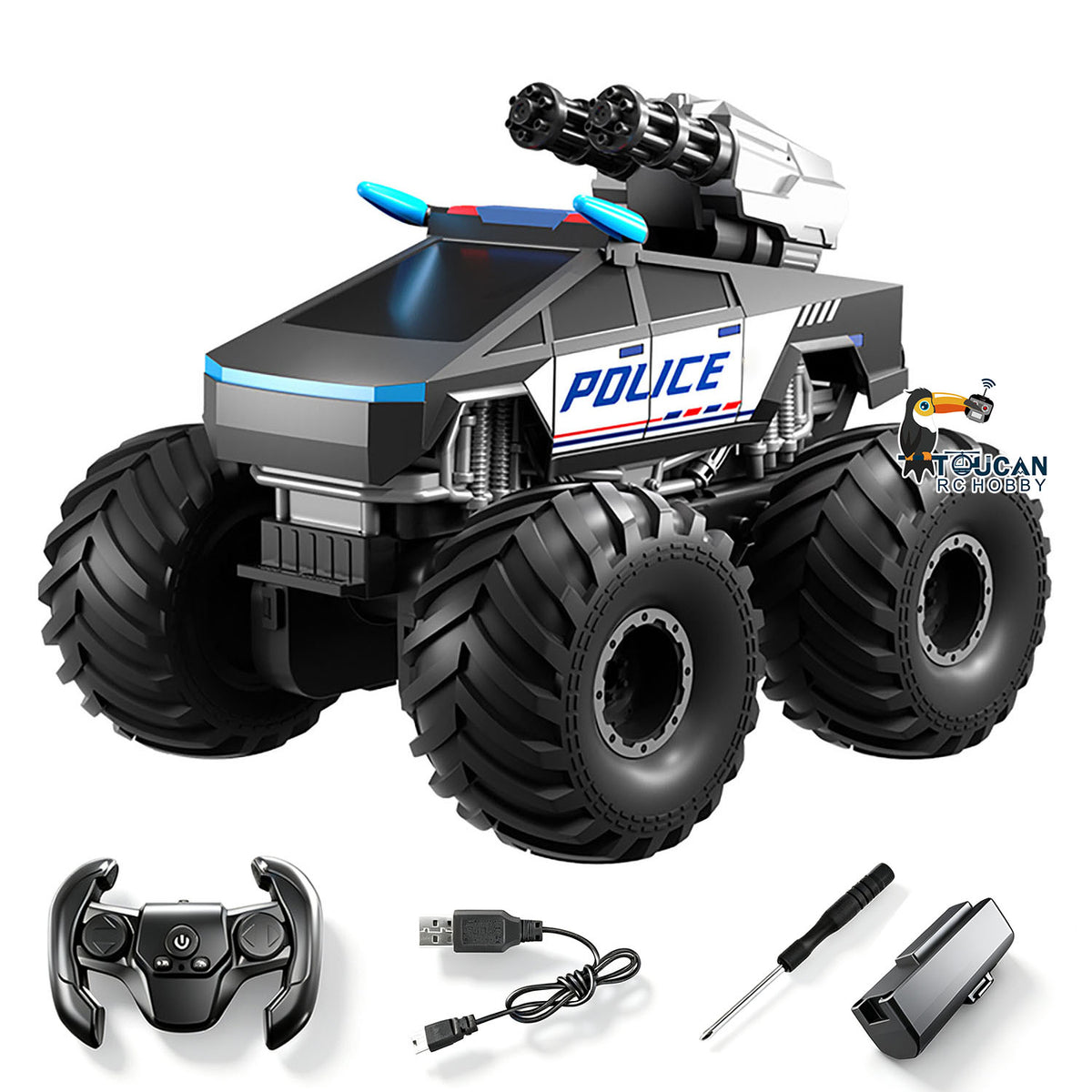 TOUCAN RC HOBBY JJRC Q213 1/20 4WD Plastic Remote Controlled Off Road Stunt Car Amphibious Vehicle RC Waterproof Stunt Car Finished Model