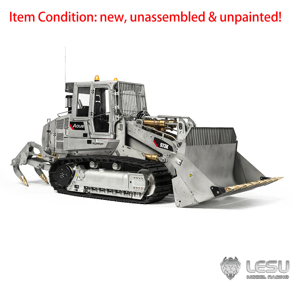 TOUCAN RC HOBBY LESU 973K 1/14 Metal RC Hydraulic Loader B0025/B0024 Kit with Motor Servo ESC Light Sound System for DIY Construction Model Builders and Hobby Collectors