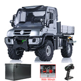 UNI U423 4X4 1/10 RC Rock Crawler Cars 2Speed Gearbox Remote Control Off-road Vehicles with Winch Light Sound 540 Brushed Motor