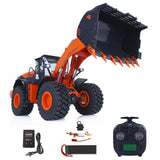 Metal Hydraulic RC Loader 1/14 ZW370 JDM 198 Ready To Run Radio Control Construction Vehicle W/ Light System I6S Transmitter