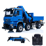3363 Metal 1/14 2.4GHz Remote Control Tractor Truck Hydraulic Crane Fly Jib Arm 4151 AK 6*6 RC Agriculture Lorry Paladin PL18EV