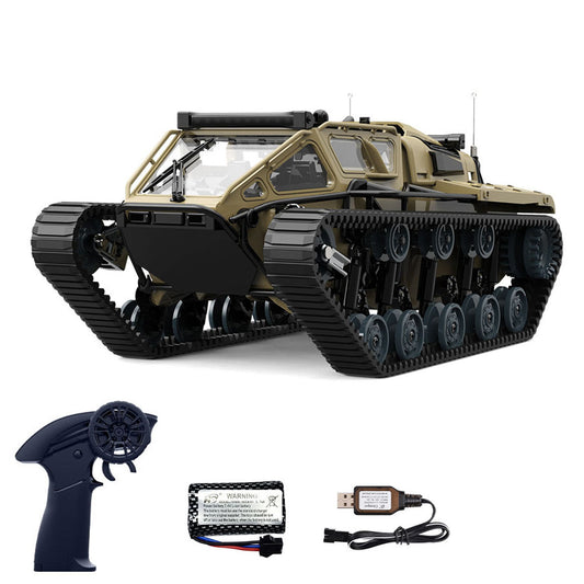 TOUCAN RC HOBBY 1/18 RC Drifting Tracked Off Road Vehicle C8812 2.4GHz Remote Control Simulation Model Car LED Lights 360 Degree Rotation RTR
