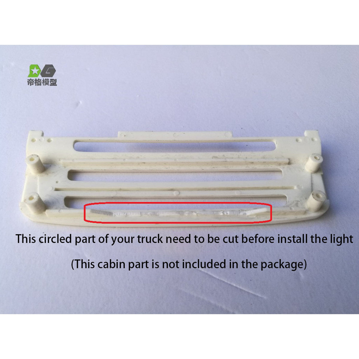 TOUCAN RC HOBBY Degree LED Spot Lamps for 1:14 Remote Control Tractor Truck R370 R620 R470 Simulation Vehicle Hobby Model DIY Parts