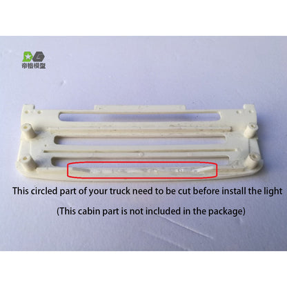 TOUCAN RC HOBBY Degree LED Spot Lamps for 1:14 Remote Control Tractor Truck R370 R620 R470 Simulation Vehicle Hobby Model DIY Parts