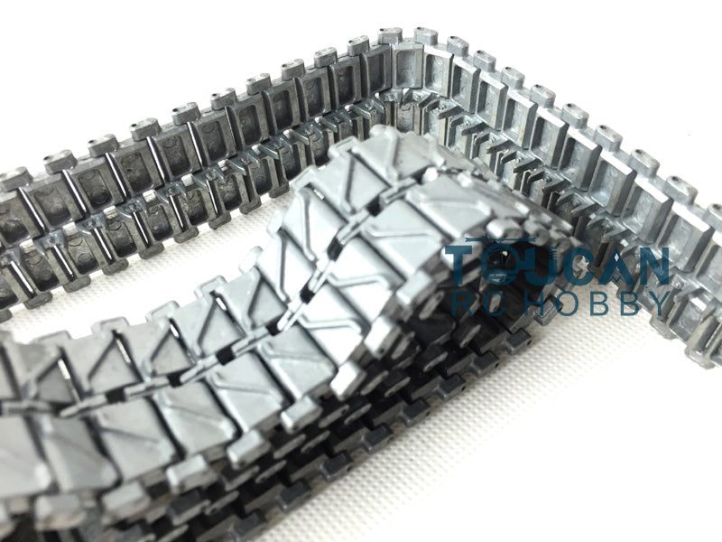 Metal Tracks Paired Linkages Sprockets Driving Wheels Idlers Suspension Bars For Henglong 1/16 Scale USA M26 Pershing RC Tank 3838 Spare Parts