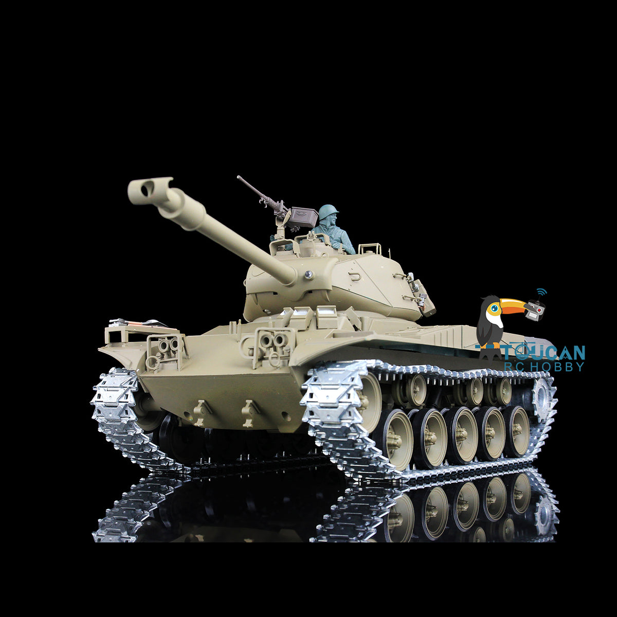 1/16 Maßstab TK7.0 2,4 GHz Henglong Walker Bulldog RTR RC Modellpanzer 3839 Metalllaufräder Fassrückstoß Rauchgeräusch BB IR FPV