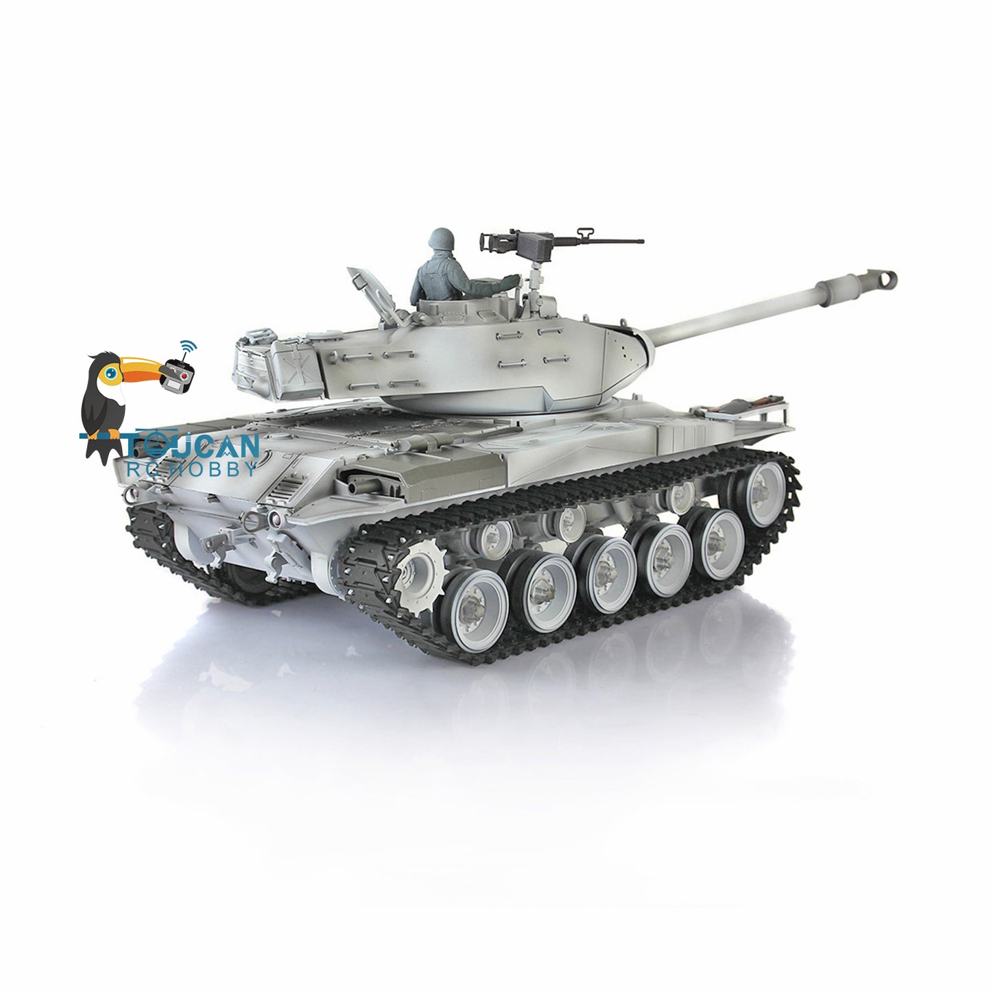 1/16 Maßstab TK7.0 2,4 GHz Henglong Walker Bulldog RTR RC Modellpanzer 3839 Metalllaufräder Fassrückstoß Rauchgeräusch BB IR FPV