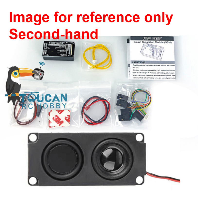 Fast Free Shipping Second-hand Products CA Stock Sound System For 1/14 LESU FH16 XL750 RC Tractor Truck 56375 Car DIY Model