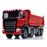 20. 1/14 Scale 8x8 Articulated Hauler TH-X SC-G88 Complete PNP Set Red Full Side"
