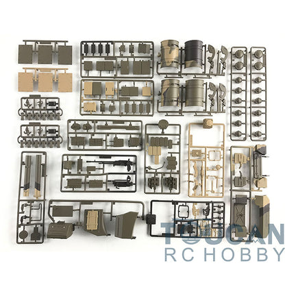 Ersatzteile Teilebeutel Aufkleber Laufketten Kettenräder Leiträder für Henglong 1/16 Russischer T90 Ferngesteuerter Panzer 3938