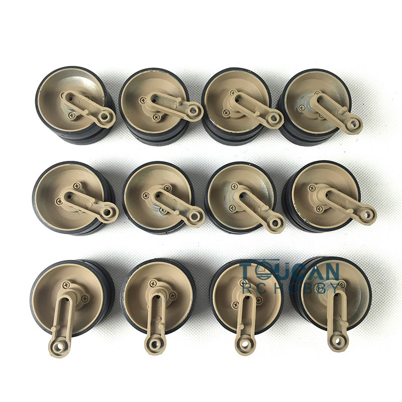 Heng Long Metal Tracks Sprockets Road Wheels Idlers Driving Axle Bearings Part For British Challenger II 3908 RC  Tank Model