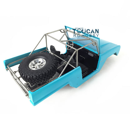 Chassis mit Autoschale für TFL RC-Autos 1/10 4WD SCX10 Rock Radio Controlled Crawler ESC-Motor DIY-Teile Optionale Versionen