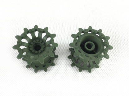 Heng Long Plastic Tracks Sprockets Road Wheels Idlers Accessories Package Decal For 3908 British Challenger II RC Tank Model