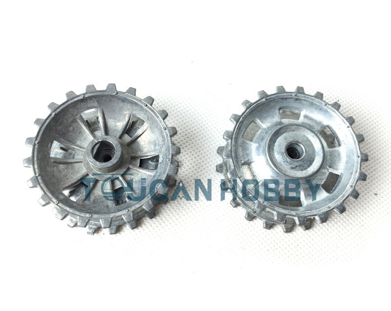 Metal Tracks Sprockets Idlers Road Wheels For HengLong 1/16 3848/3849/3868 Remote Control Tank Model Vehicle Accessories