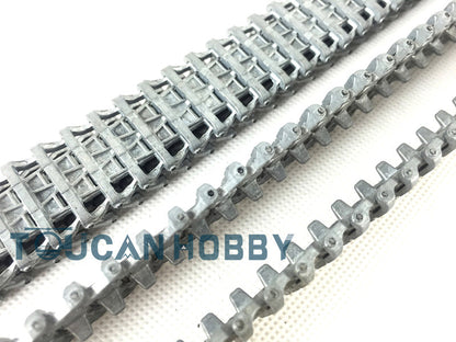 Metal Tracks Sprockets Idlers Road Wheels For HengLong 1/16 3848/3849/3868 Remote Control Tank Model Vehicle Accessories