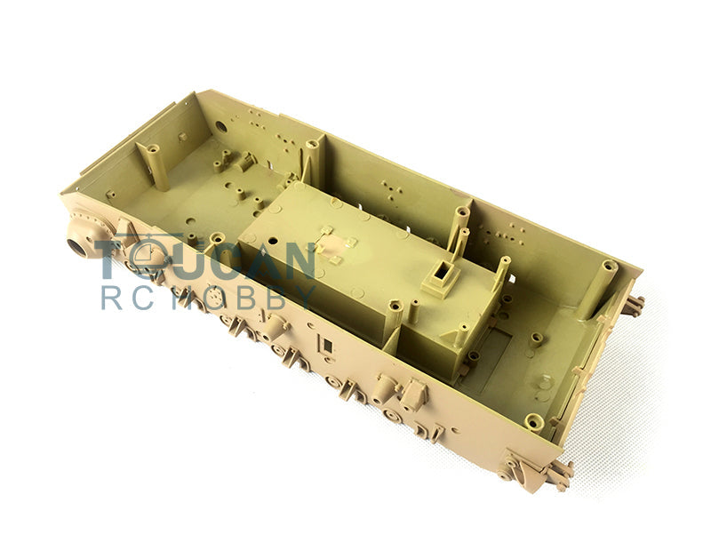 Plastic Sprockets Road Wheels Idlers Accessories Pack Decal Assembled Chassis Rear Rack For HL 1/16 3849 RC Tank Vehicle Model