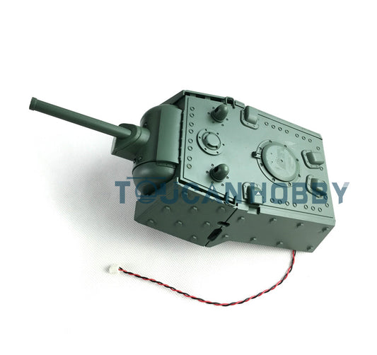 TOUCAN RC HOBBY Plastic Turret W/ BB Unit for Henglong 1/16 Scale Soviet KV-1 RC Tank 3878 DIY Accessories Remote Controlled Military Vehicles