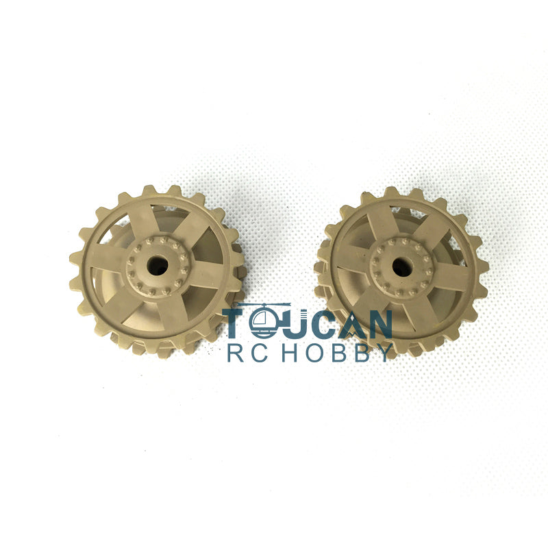IN Stock Plastic Sprockets Road Wheels Idlers Accessories Pack Decal Assembled Chassis For HL 1/16 3858 RC Tank Vehicle DIY Model