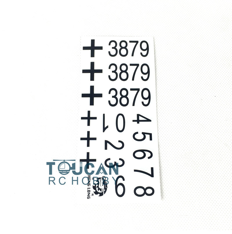 Rear Mud Panel Plastic Accessories Pack Decal For Henglong DIY 1/16 RC 3879 German Panther Type G Tank Vehicle DIY Model