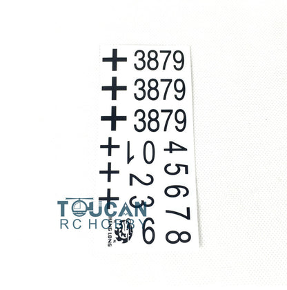 Rear Mud Panel Plastic Accessories Pack Decal For Henglong DIY 1/16 RC 3879 German Panther Type G Tank Vehicle DIY Model