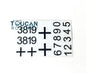 IN Stock Plastic Front Armours Decoration Parts Bag Decal Paste Sticker For Henglong 1/16 Scale German PanTHer V RC Tank 3819 Accessories